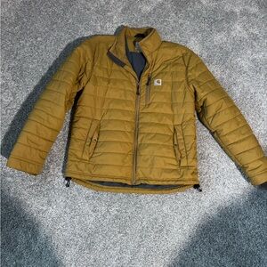 Carhartt Gilliam Quilted Jacket - mustard color men’s medium